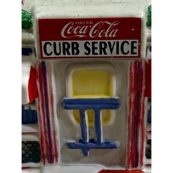 COCA COLA Town Square Building Dinner Restaurant 1992 Iluminated RETIRED - Picture 7 of 16